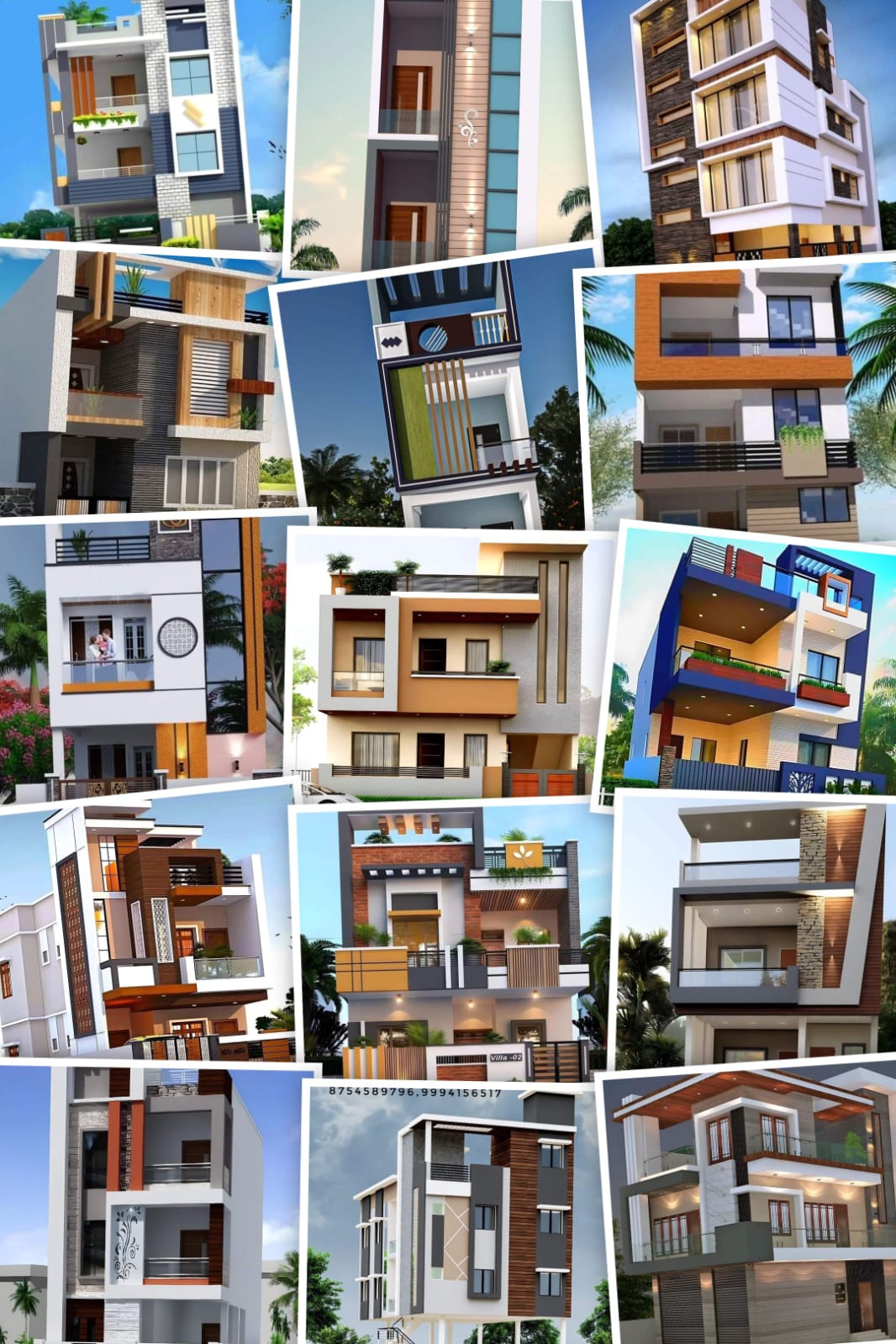 Modern house construction designs with high-quality construction materials